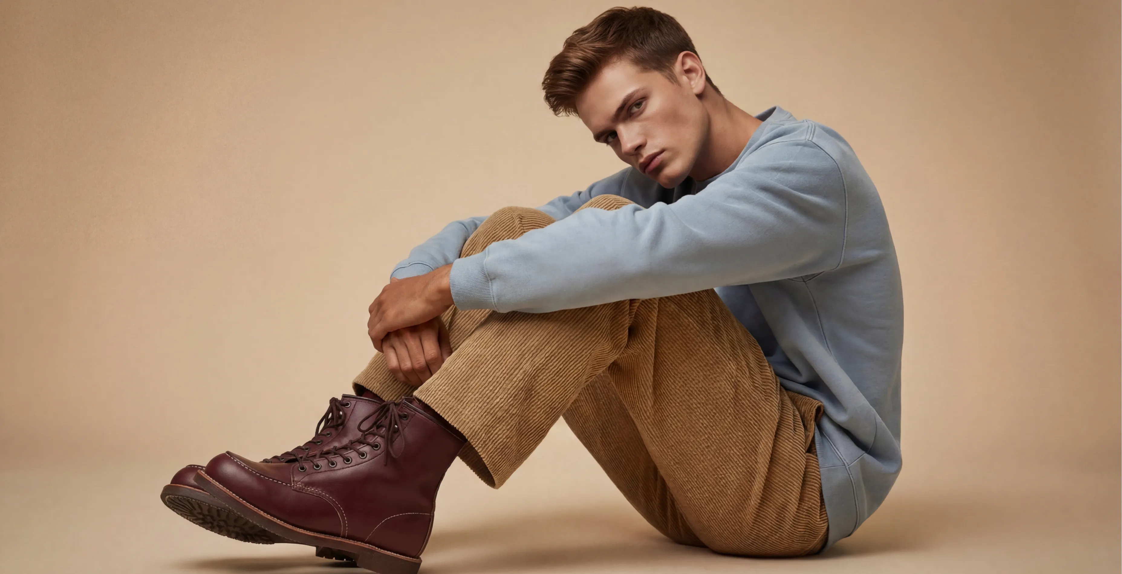 Footwear on Model AI styling example