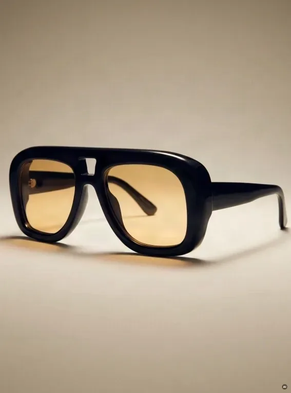 Glasses on Model thumbnail detail