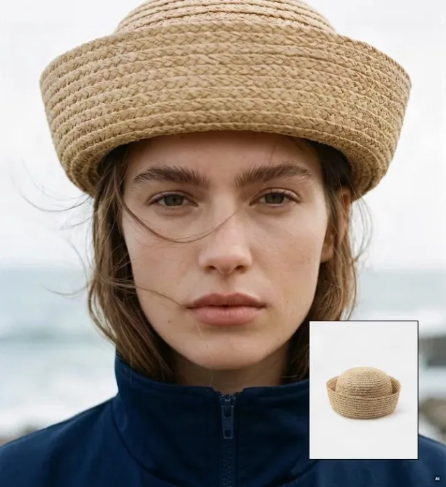 STYLE HAT ON MODEL