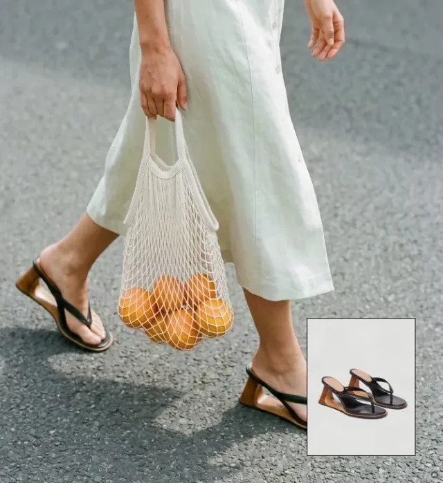 STYLE SHOE ON MODEL