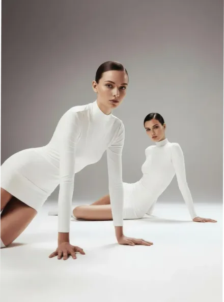 AI-generated fashion model example 9
