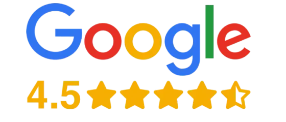 Google rating 4.5 out of 5