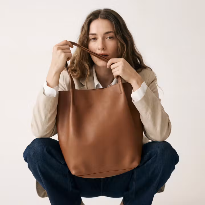 AI UGC fashion photo — candid wearer